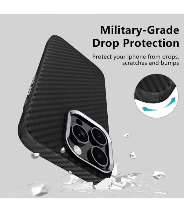 TECH-PROTECT Ion Carbon zaštitna maskica za Samsung S25 Ultra