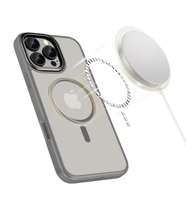 Tech-Protect prozirna titan Magsafe silikonska zaštitna maskica za iPhone 16 Pro Max