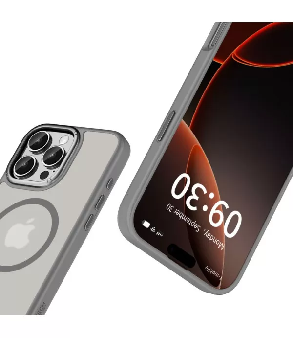 Tech-Protect prozirna titan Magsafe silikonska zaštitna maskica za iPhone 16 Pro Max