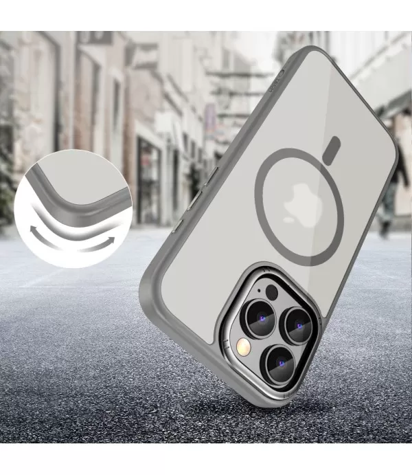 Tech-Protect prozirna titan Magsafe silikonska zaštitna maskica za iPhone 16 Pro Max