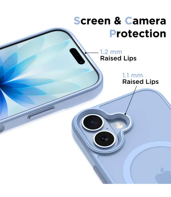 MagSafe maskica za iPhone 17 – s rubom u boji i prozirnim leđima