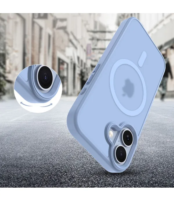 MagSafe maskica za iPhone 17 – s rubom u boji i prozirnim leđima