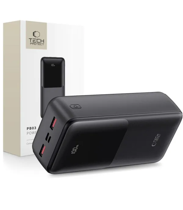TECH-PROTECT PB-03 Power Bank 30000 mAh s brzim punjenjem 22,5W