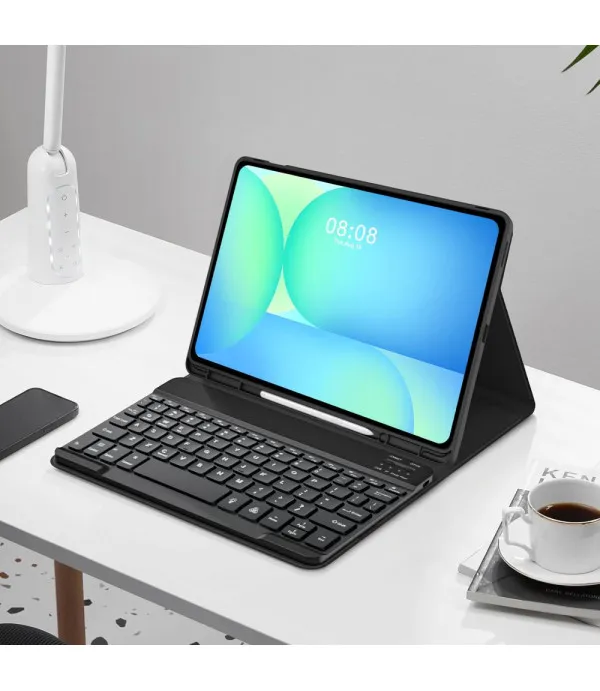 TECH-PROTECT Tri Fold torbica s Bluetooth tipkovnicom za Samsung Galaxy Tab S10 FE Plus