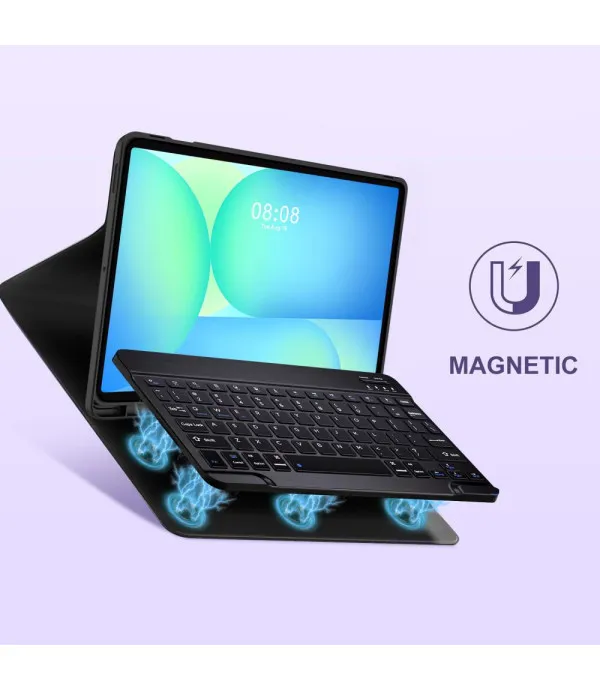 TECH-PROTECT Tri Fold torbica s Bluetooth tipkovnicom za Samsung Galaxy Tab S10 FE Plus