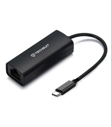 Techsuit NetLink AC20 USB-C na RJ45 Ethernet adapter 100 Mbps