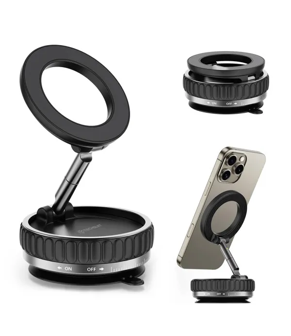 Techsuit Premium Car Holder VacuumGripX S15 magnetski nosač za mobitel