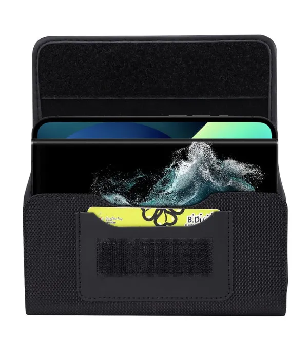 Univerzalna horizontalna torbica za remen 6,7–6,9" – Dual Phone Oxford Nylon