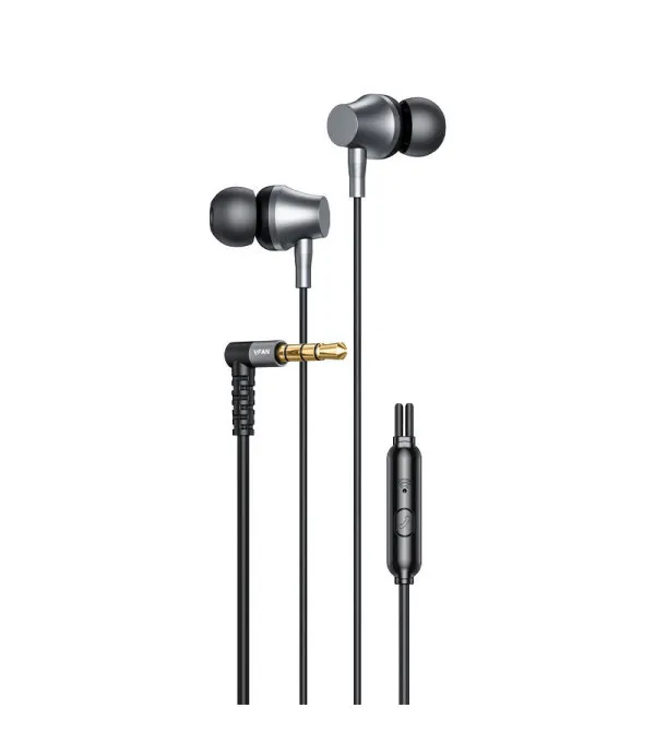 Vipfan M17 žičane in-ear slušalice 3,5 mm crne