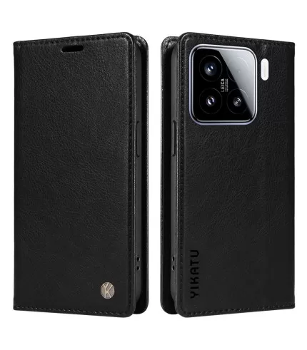 YIKATU Premium preklopna elegantna torbica za Xiaomi 15 5G