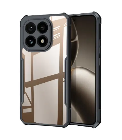  Xiaomi 15T 5G XUNDD prozirna silikonska maskica s crnim rubom