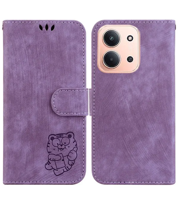 Tigrić dizajn preklopna torbica maskica za Xiaomi Redmi 15C 5G / 4G (EU)