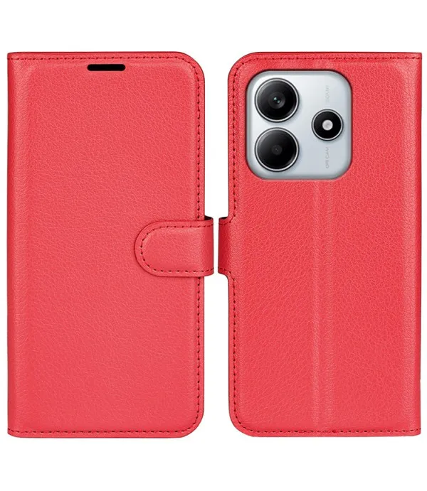 Litchi kožna torbica novčanik za Xiaomi Redmi Note 14 4G