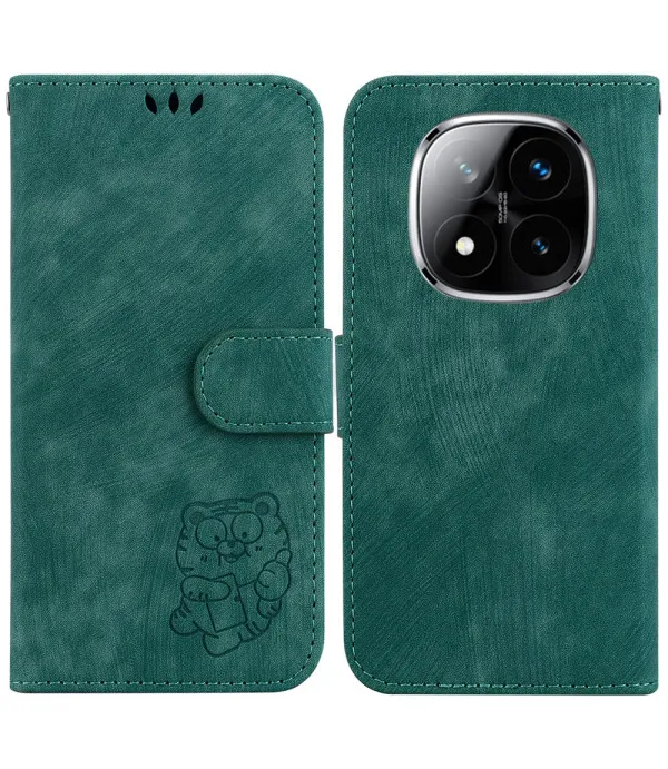 Tigrić dizajn preklopna novčanik torbica za Xiaomi Redmi Note 14 Pro / Pro+ 5G